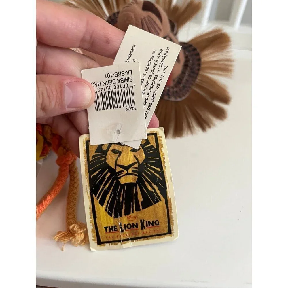 Lion King Broadway Musical Simba Stuffed Animal